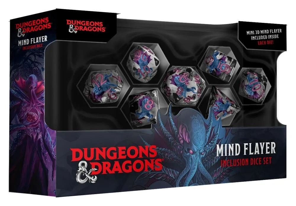 Dungeons & Dragons Dice Set – Mind Flayer 7 Pieces