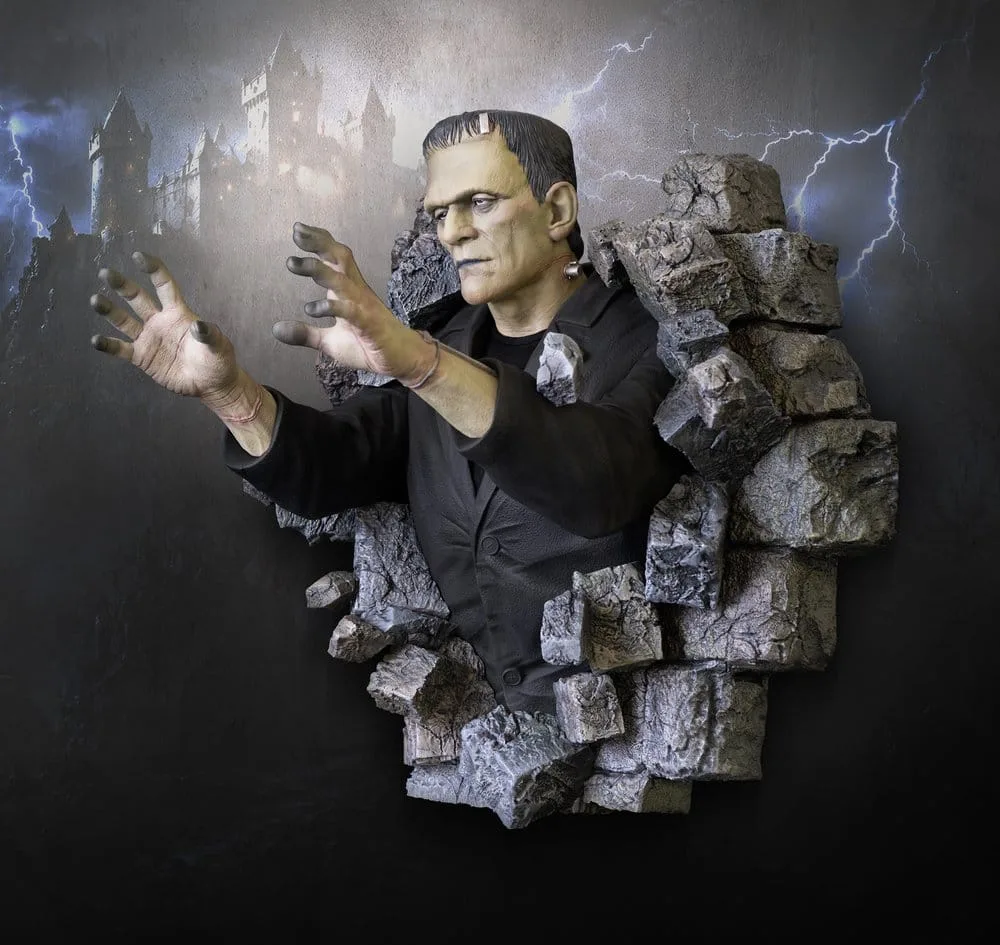 Frankenstein Wandskulptur – Boris Karloff 94 x 94 cm 4