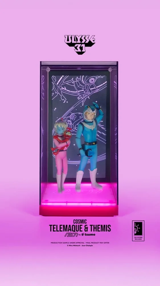 Ulysses 31 Neon Figure – Telemachus and Themis Cosmic 20 cm 4