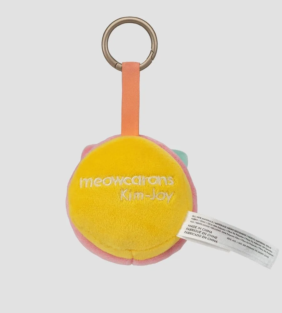 Meowcaron Plush Bag Charm – Scared 7 cm 2