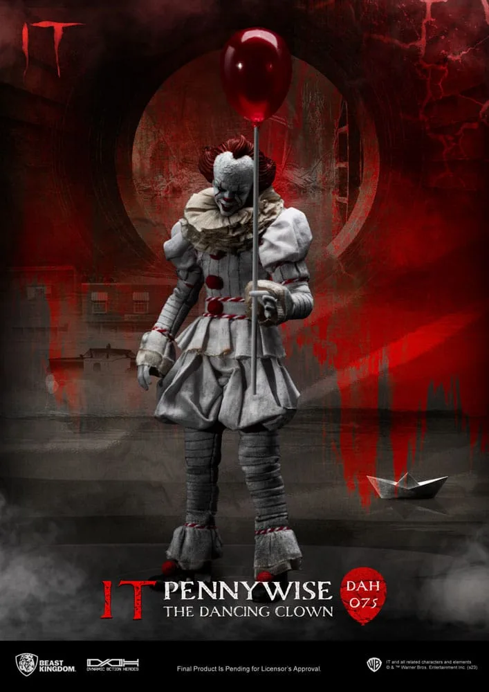 IT Action Figure – Pennywise Dynamic 8ction Heroes 1/9 Scale 1