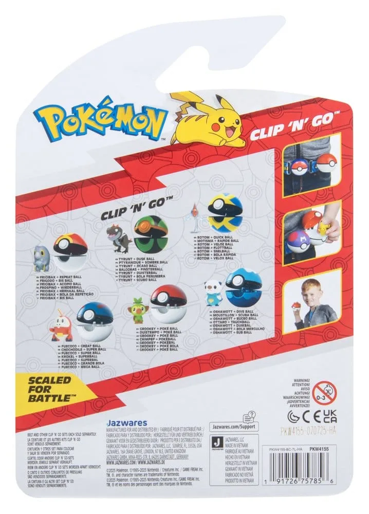 Pokémon Action Figure Set – Clip ‘n’ Go Rotom and Quick Ball 8