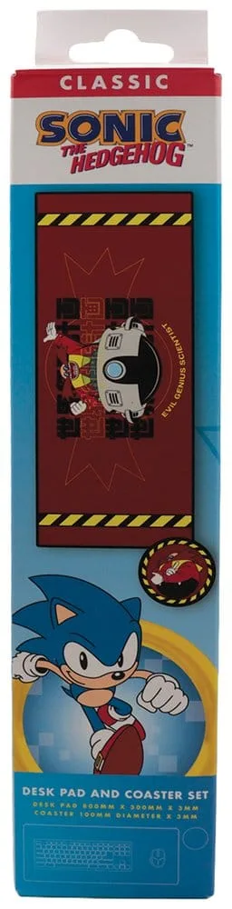 Sonic the Hedgehog Desk Pad and Coaster Set – Dr. Eggman 4