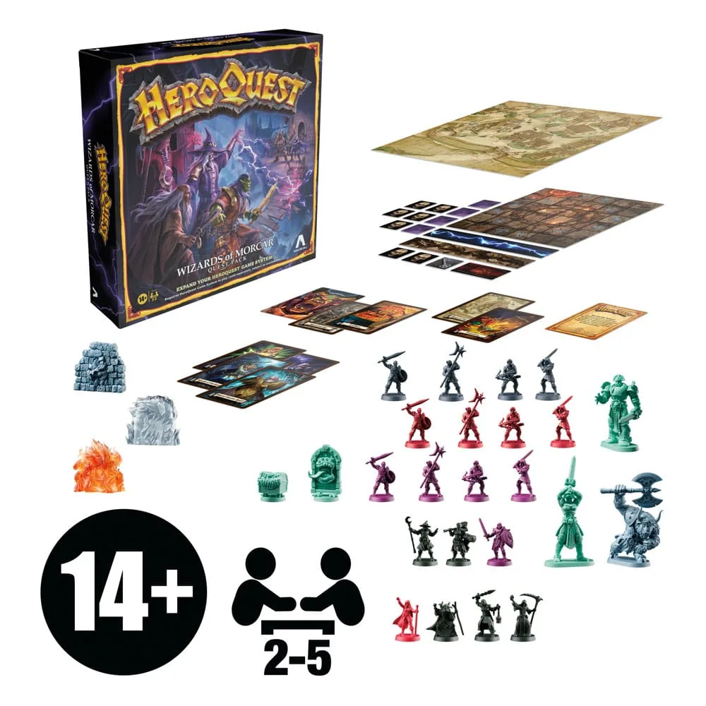 HeroQuest Bordspeluitbreiding – Wizards of Morcar Quest Pack 4