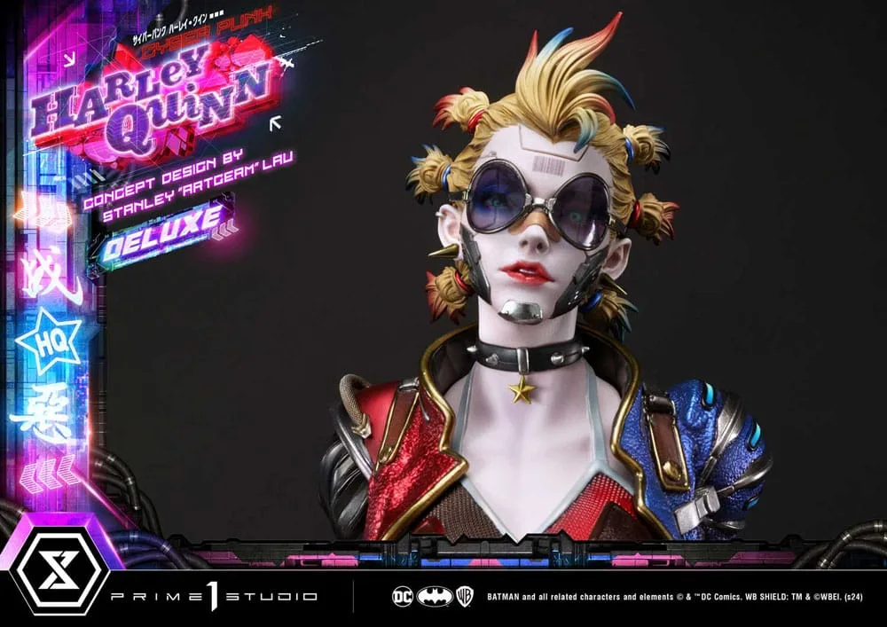 Batman Statue – Cyberpunk Harley Quinn Deluxe Bonus 60 cm 16