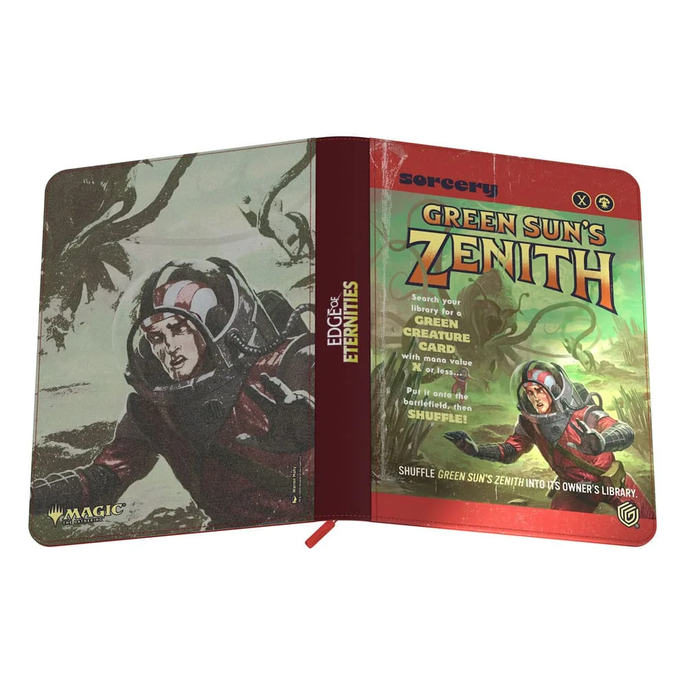 Magic the Gathering Card Binder – Green Sun’s Zenith Zipfolio 360 9
