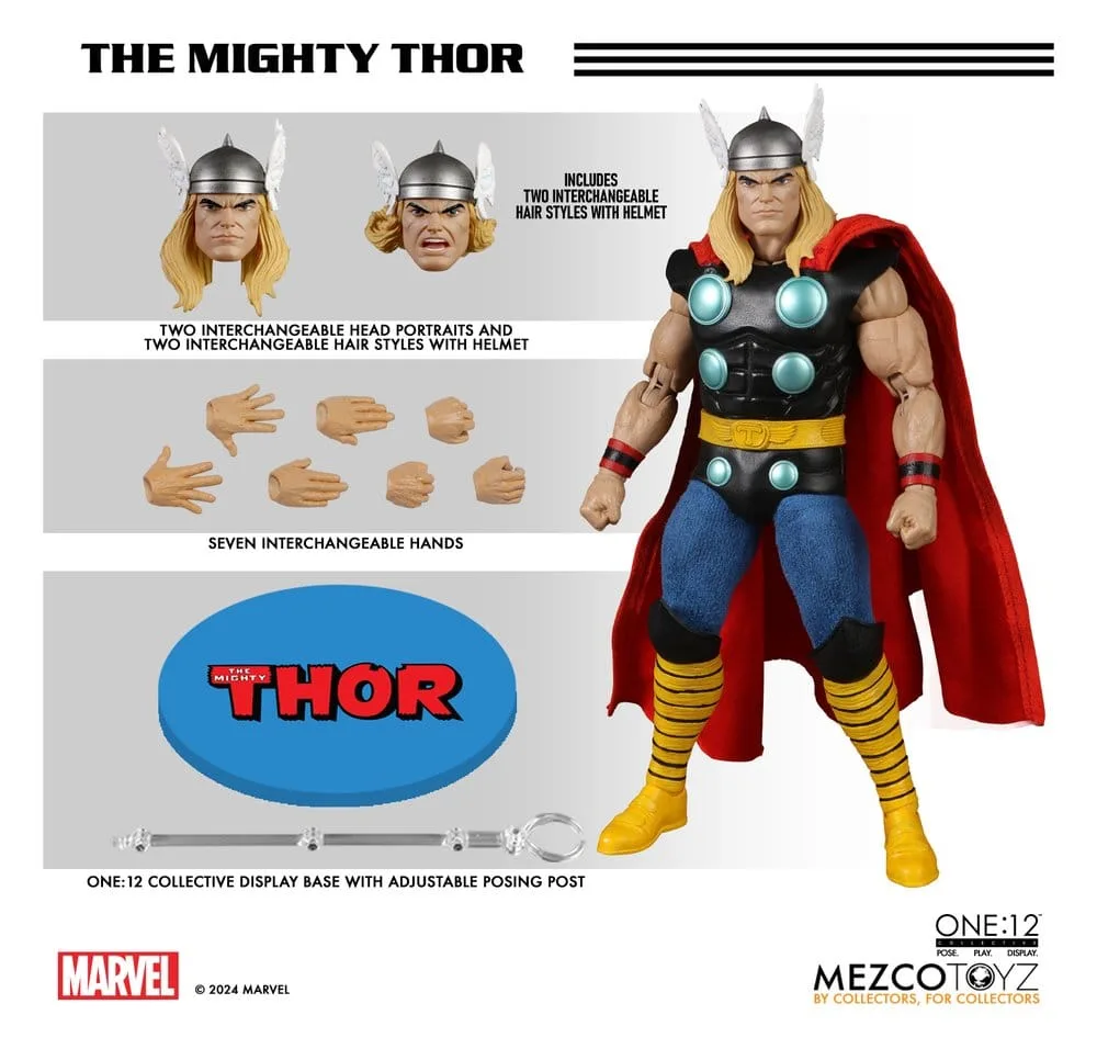 Marvel Action Figure – One:12 Collective Mighty Thor 17 cm 10