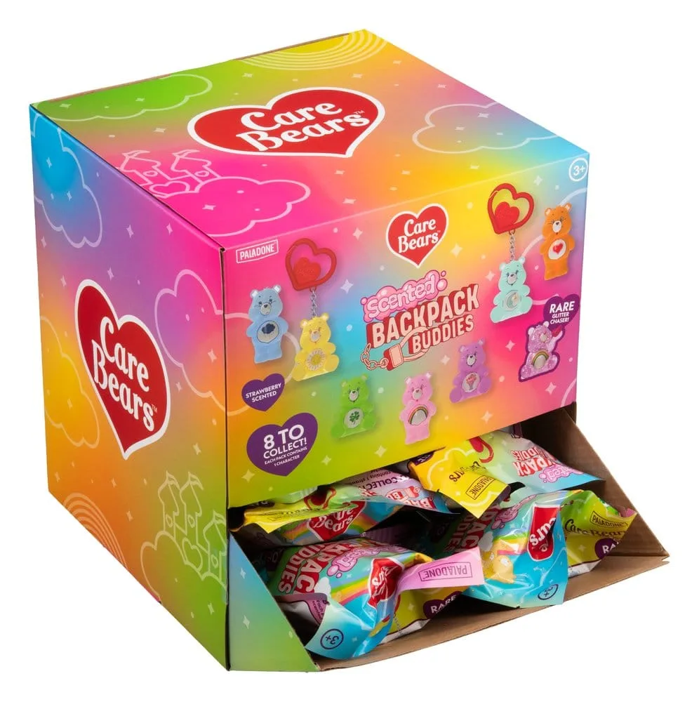 Care Bears Backpack Hangers – Scented Mystery Bag Display 24 Pack