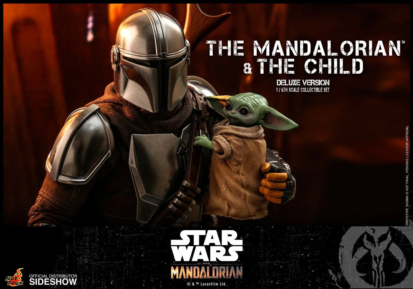 Star Wars Actiefiguren – Mandalorian & The Child Deluxe 30 cm 13