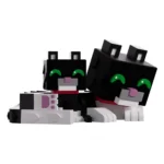 Minecraft Vinyl Figure – Tuxedo Cat 6 cm 1