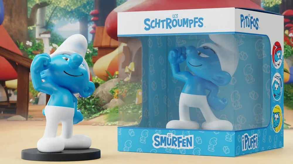 The Smurfs Statue – Hefty Smurf 11 cm 4