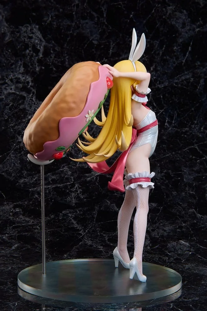 Monogatari Statue – Shinobu Oshino White Bunny 35 cm 5