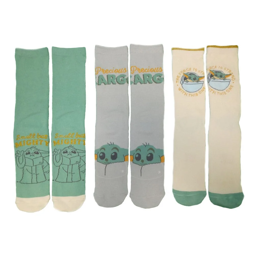Star Wars The Mandalorian Socks – Grogu 3-Pack S-M