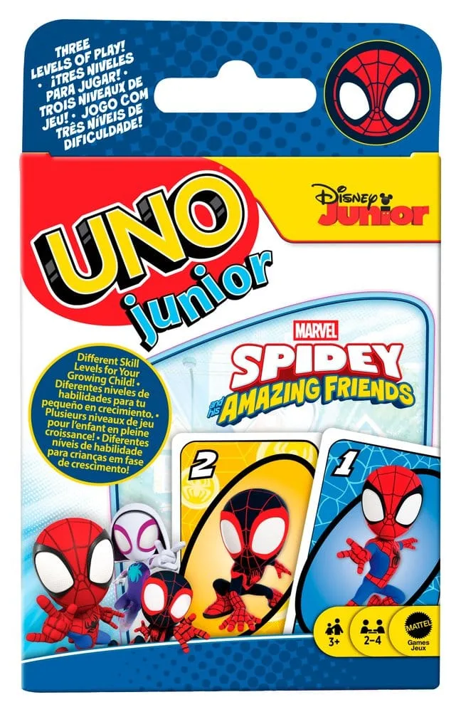 Spidey & His Amazing Friends Card Game – UNO Junior