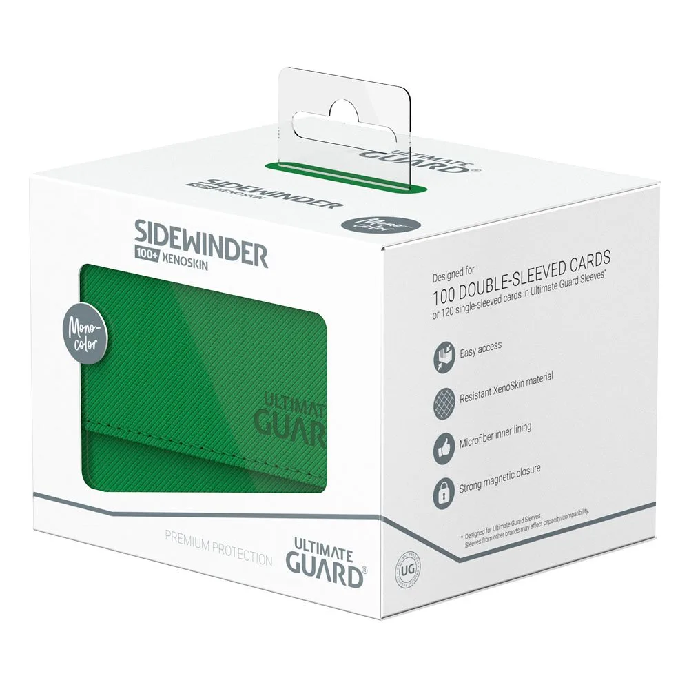 Ultimate Guard Deck Box – Sidewinder 100+ Xenoskin Green 7