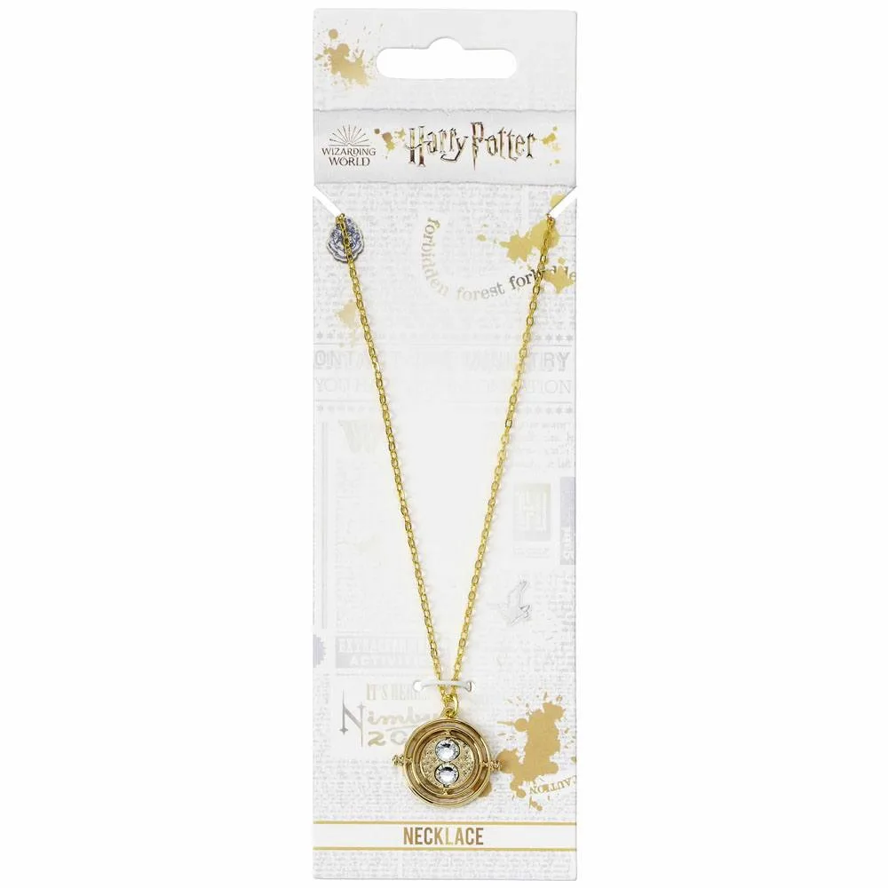 Harry Potter Necklace – Gold-Plated Fixed Time Turner 40 cm 4