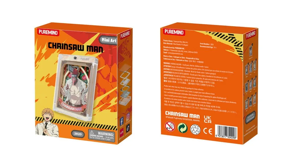 Chainsaw Man Mini Art Pins – 10 Blind Box Display 2