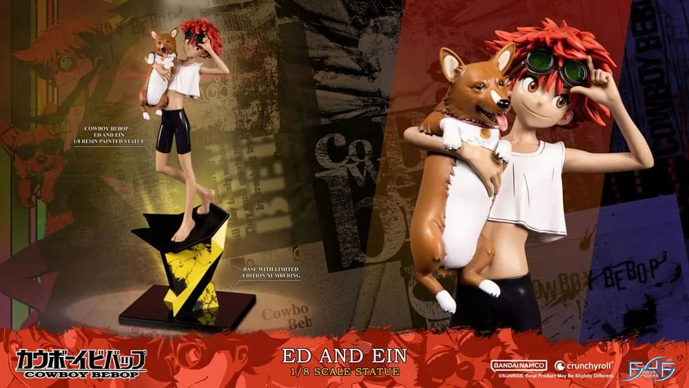 Cowboy Bebop Statue – Ed and Ein 1:8 28 cm 2
