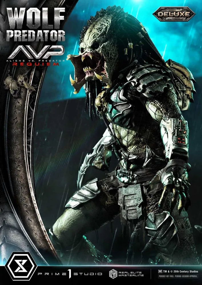 Alien vs. Predator Beeld – Wolf Deluxe Bonus Version 95 cm 13