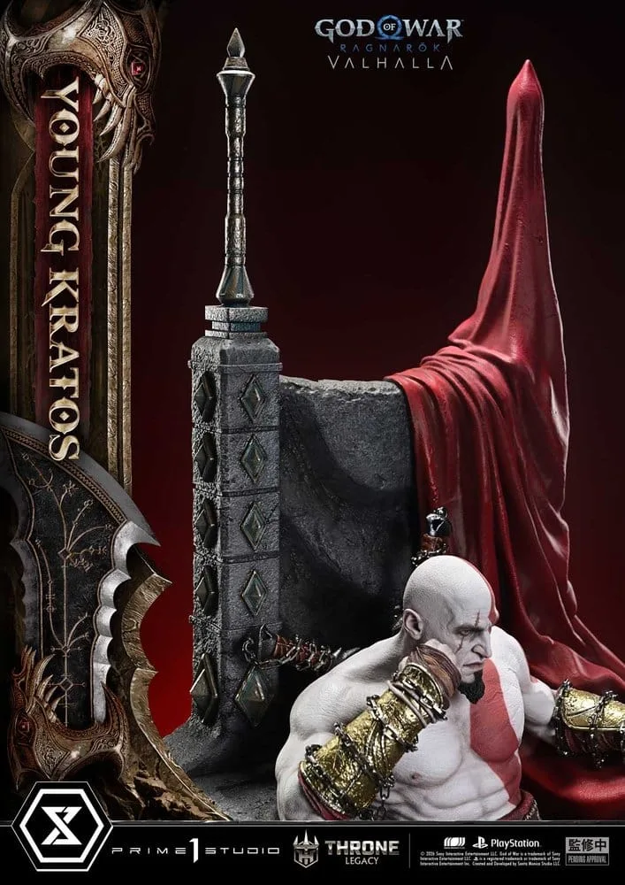 God of War Ragnarok Beeld – Young Kratos 1:3 91 cm 13