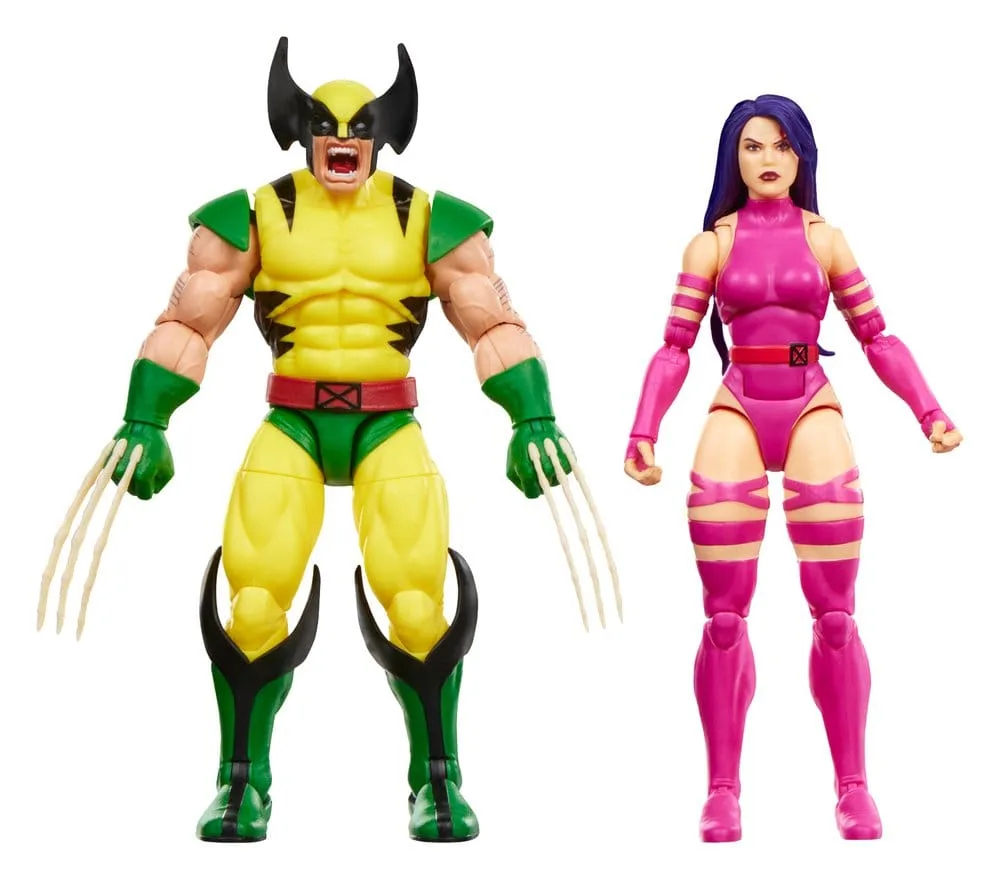 Marvel Action Figures – Legends Wolverine and Psylocke 2-Pack 15.2 cm