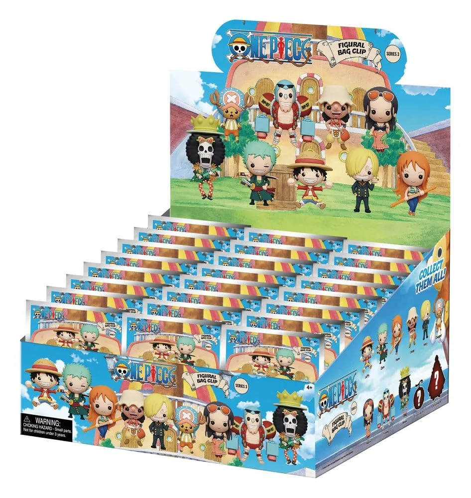 One Piece Bag Clips – Series 3 Blind Bag Display 24 Packs 1
