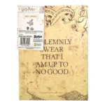 Harry Potter Magnetic Notebook – Marauders Map A5 4