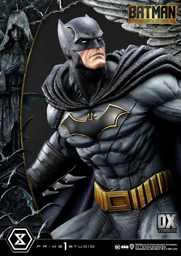 Batman Statue – Rebirth Black Deluxe 1:4 Scale 71 cm 25