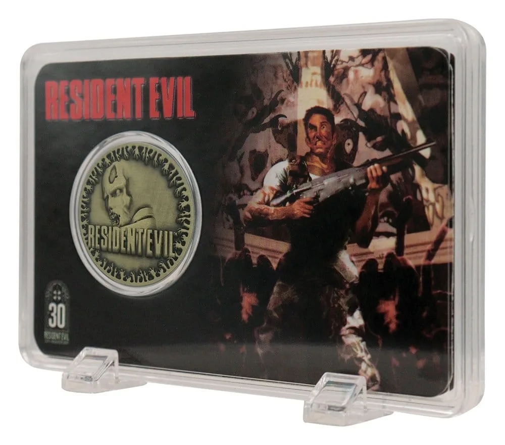 Resident Evil Coin – 30th Anniversary Antique Brass Finish 4 cm 6