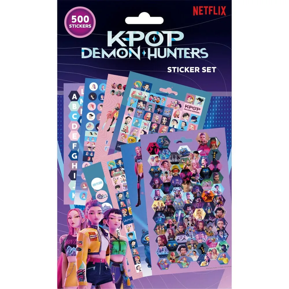 KPop Demon Hunters Sticker Pack – 500 Stickers