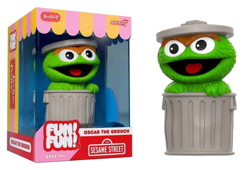 Sesame Street Vinyl Figure – Oscar the Grouch 18 cm 2