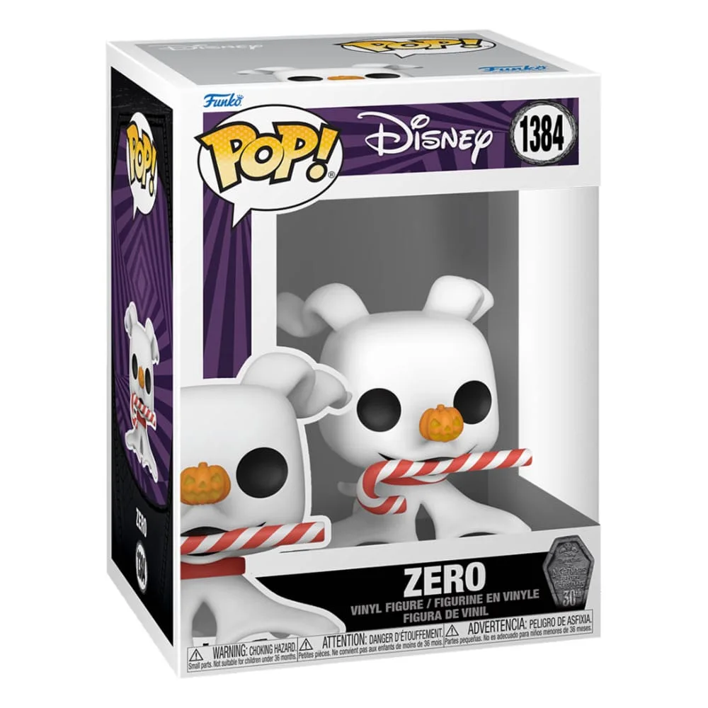Nightmare Before Christmas Pop Figure – Zero with Candy Cane 9 cm 2