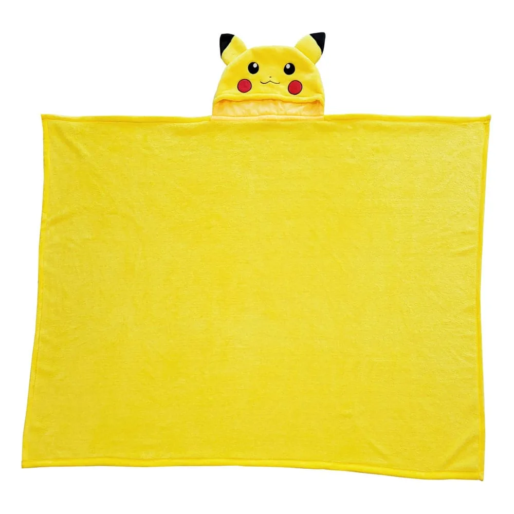 Pokémon Hooded Blanket – Pikachu 120 x 150 cm 2