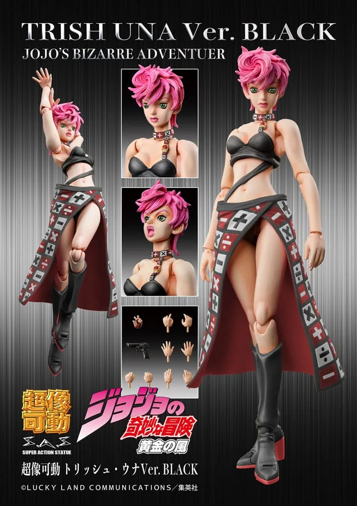 JoJo’s Bizarre Adventure Action Figure – Trish Una Black Ver. 15 cm 9
