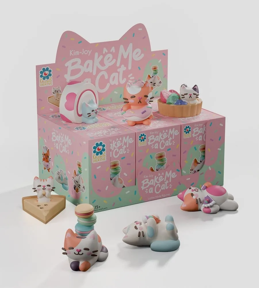 Bake Me a Cat Mini Figures – Series 1 Blind Box Display 6-Pack 7 cm 4