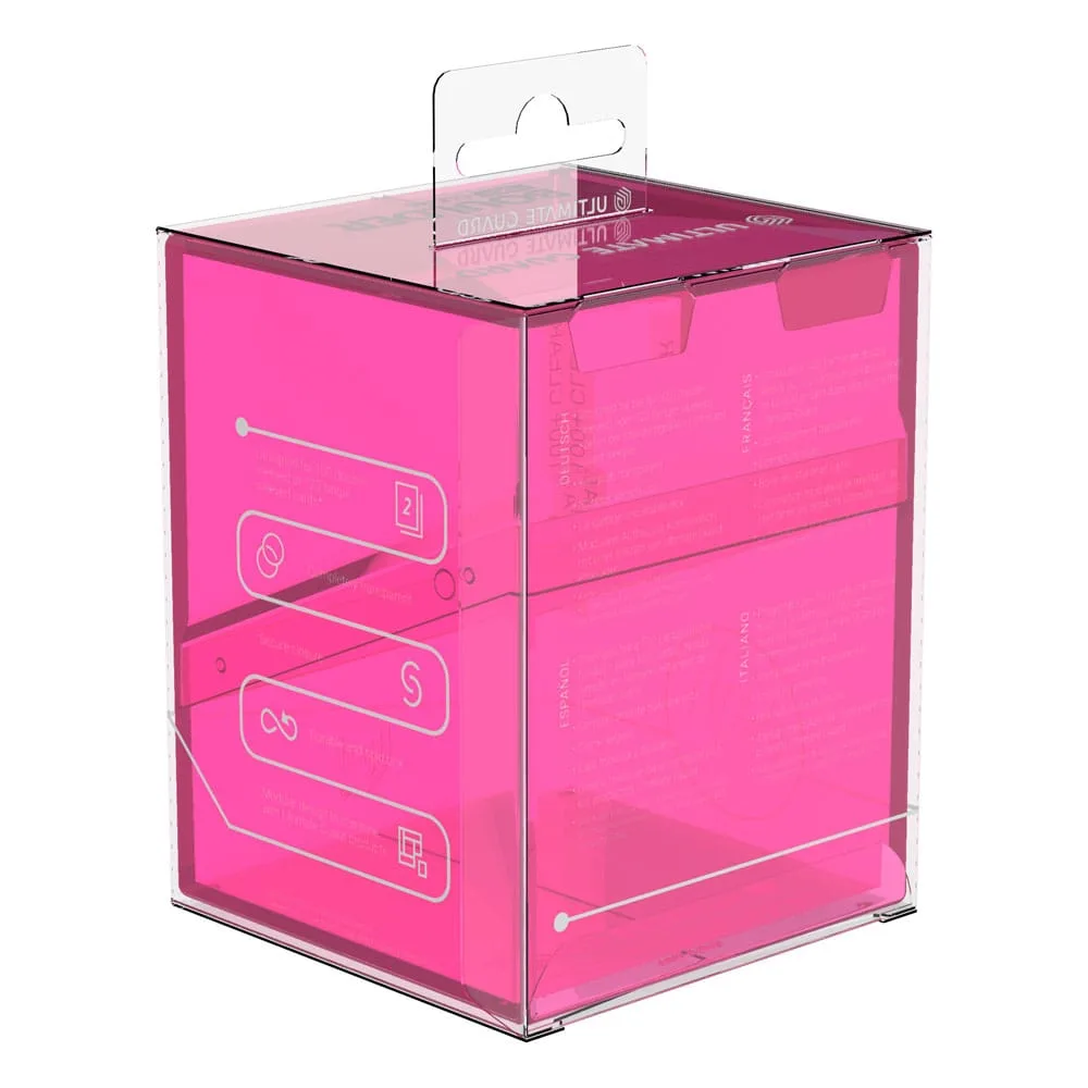 Ultimate Guard Deck Box – Boulder 100+ Clear Rhodonite 10
