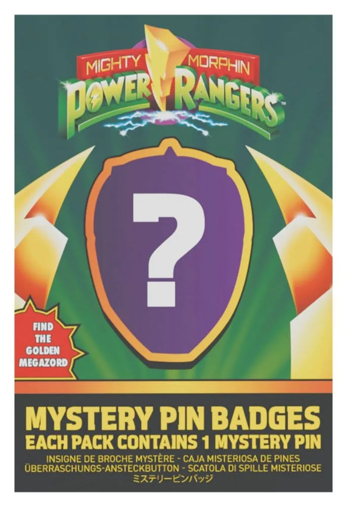Power Rangers Pin-Display – 12 Überraschungsboxen ca. 5 × 3 cm 10