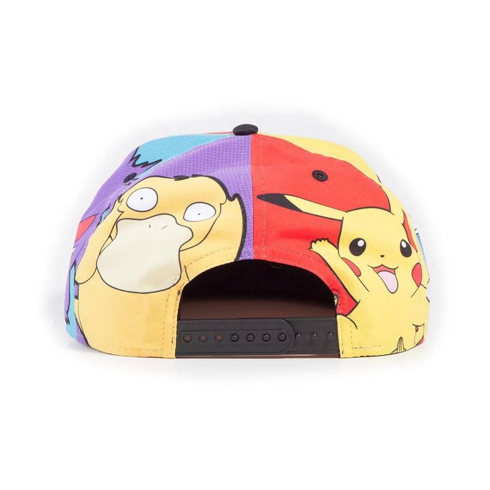 Pokémon Snapback Cap – Multi Pop Art 4