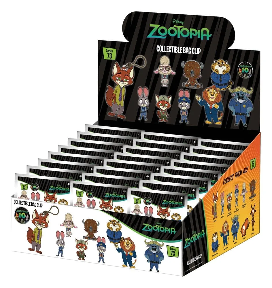 Zootopia Bag Clips – Series 73 Display of 24