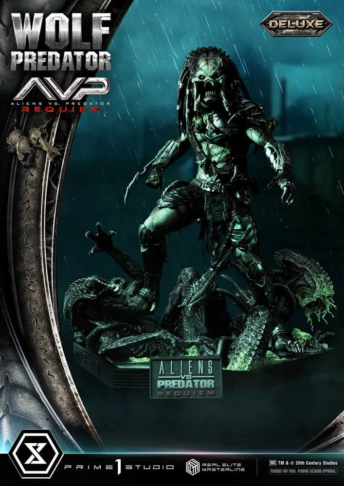 Alien vs. Predator Statue – Requiem Wolf Predator Deluxe 95 cm 13