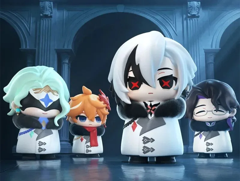 Genshin Impact Mini Figures – Fatui Harbingers Blind Box Display of 9 2