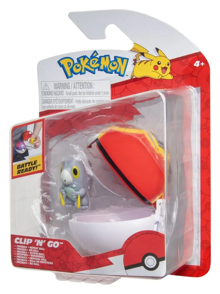 Pokémon Action Figure Set – Clip ‘n’ Go Frigibax and Repeat Ball 2