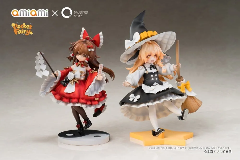 Touhou Project PVC Figures – Reimu and Marisa 2-Pack 15 and 18 cm 2