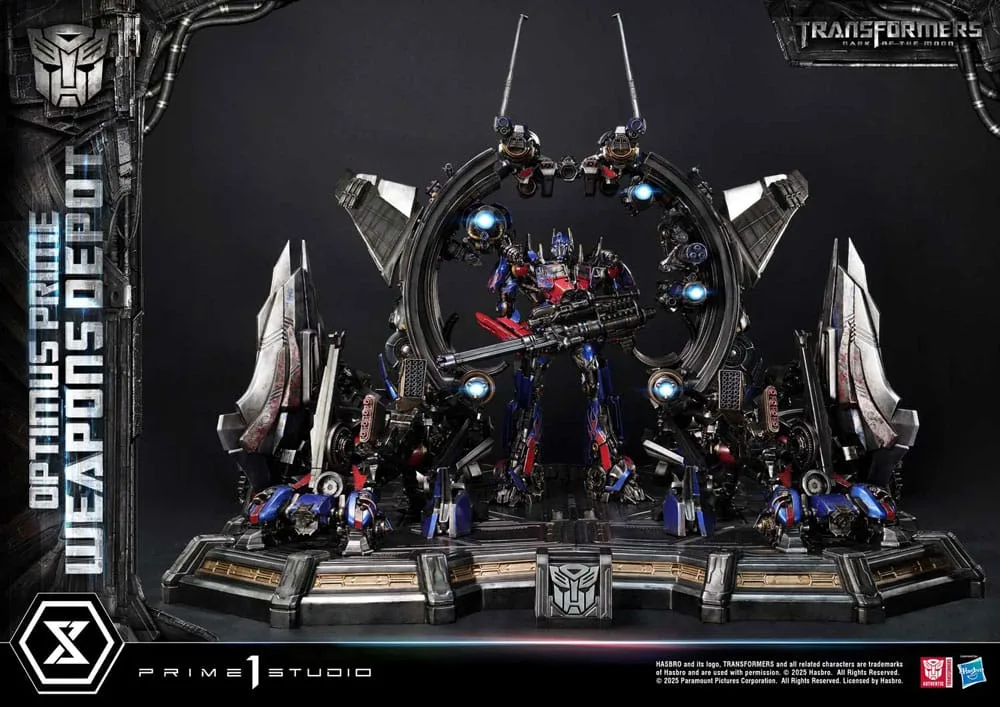 Transformers Statue – Optimus Prime Weapons Depot Bonus Version