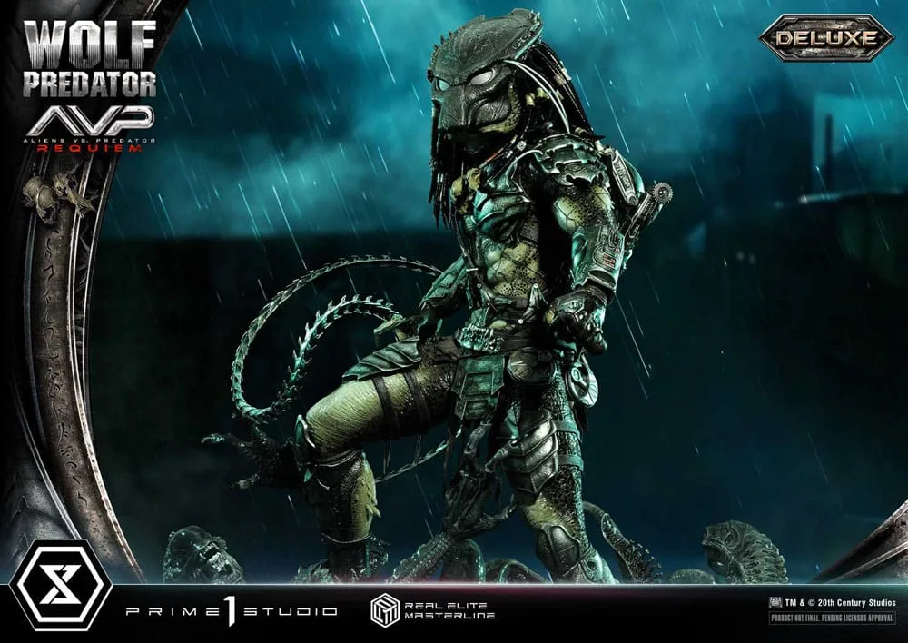 Alien vs. Predator Statue – Requiem Wolf Predator Deluxe 95 cm 7