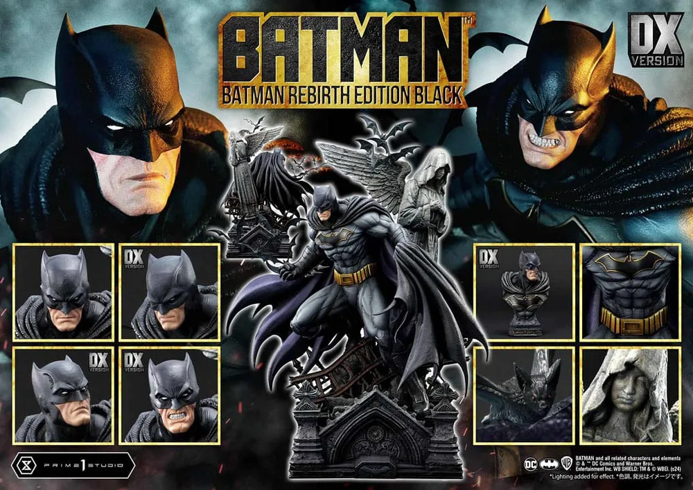 Batman Statue – Rebirth Black Deluxe 1:4 Scale 71 cm 19