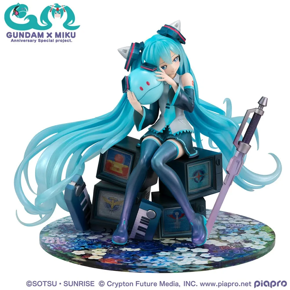 Gundam x Hatsune Miku Statue – Lucrea 45th Anniversary 17 cm 2