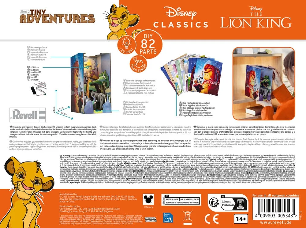 Disney Book Nook Diorama – The Lion King Tiny Adventures 23 cm 9