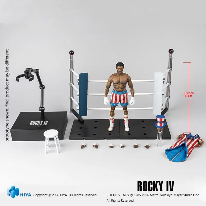 Rocky IV Action Figure – Apollo Creed 1/12 Scale 16 cm 2