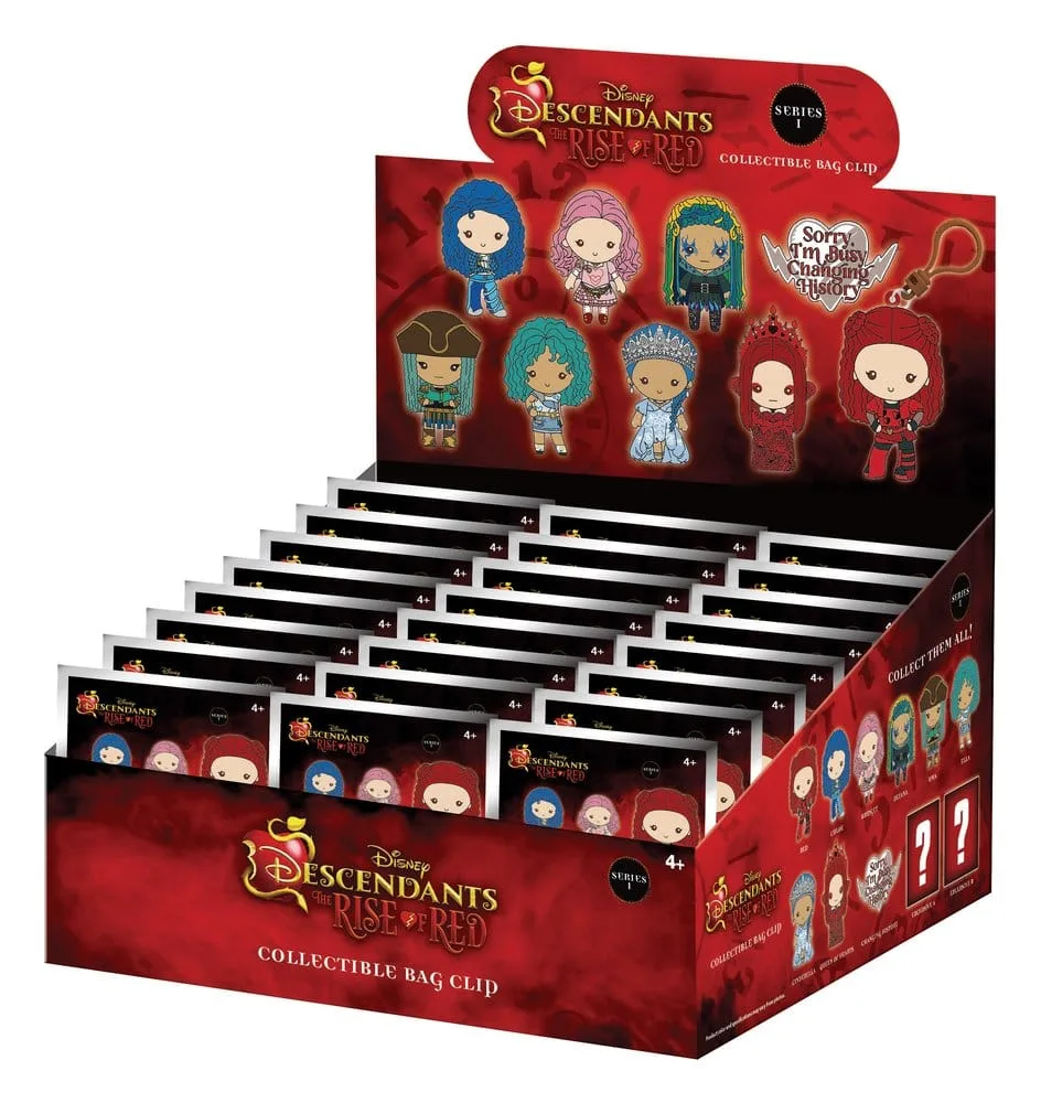 Descendants Bag Clips – Series 1 Display of 24